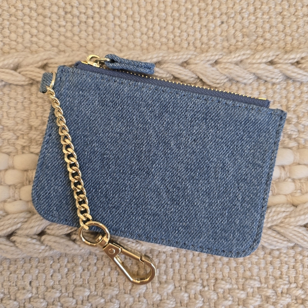 Denim Keychain Wallet